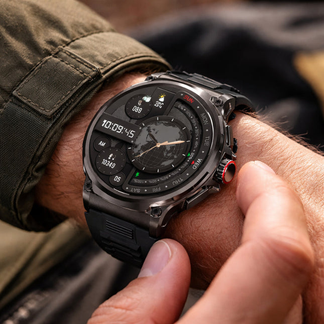 Outdoor Pro | Rugged Smartwatch with Multi-Sport Tracking | Durable Design for Active Lifestyles 0