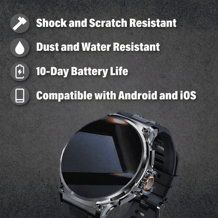 Outdoor Pro | Rugged Smartwatch with Multi-Sport Tracking | Durable Design for Active Lifestyles 3