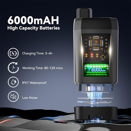 Outdoor Shower Pump | Portable Rechargeable Camping Shower with LED Display | Ideal for Hiking and Beach Trips 4
