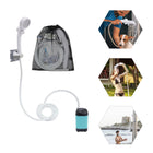 Outdoor Shower | Compact Rechargeable Shower with Powerful Motor | Portable Solution for Hygiene Anywhere 0