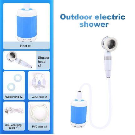 Outdoor Shower | Portable Camping Shower with Rechargeable Battery | Lightweight Design for Easy Use 1