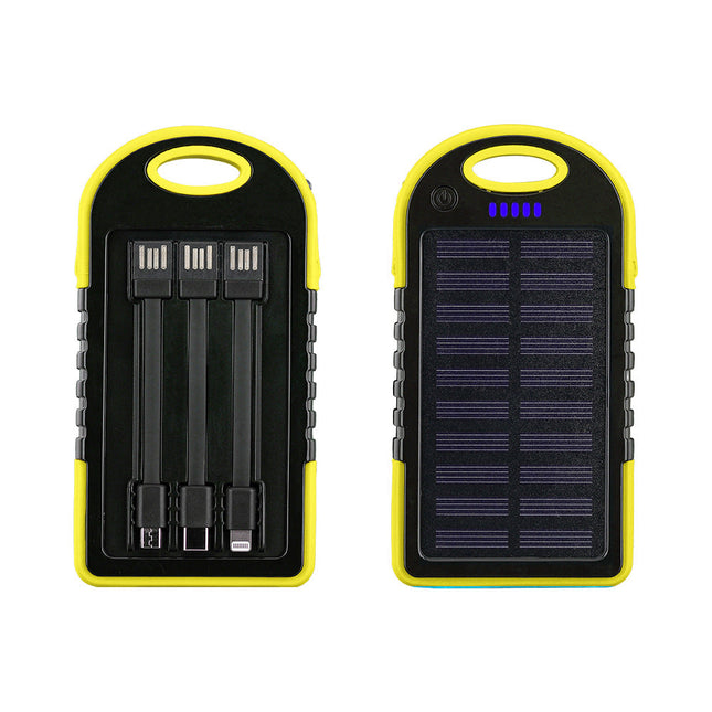 Outdoor Solar Power Bank | Fast Charging with Integrated Cable Management | Ideal for Travel and Adventure 0