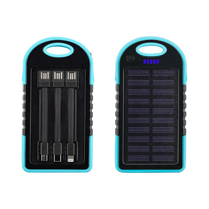 Outdoor Solar Power Bank | Fast Charging with Integrated Cable Management | Ideal for Travel and Adventure 2