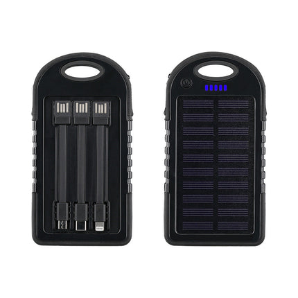 Outdoor Solar Power Bank | Fast Charging with Integrated Cable Management | Ideal for Travel and Adventure 4