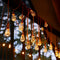 Outdoor String Lights | Solar-Powered LED Bulbs with Hemp Rope Design | Warm White Light for Patios and Gardens 0