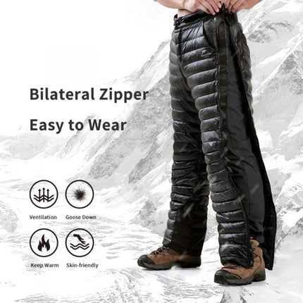 Outdoor Thermal Goose Down Trousers | Lightweight Waterproof Insulated Pants for Extreme Cold 3