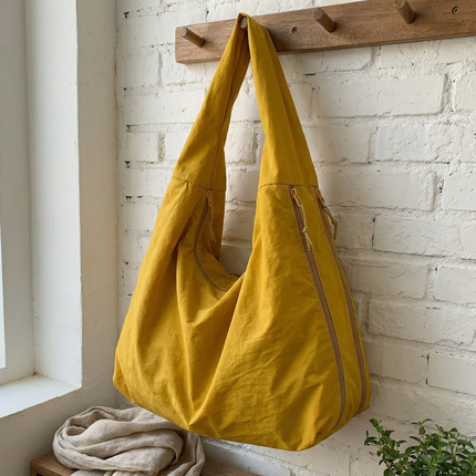 Oversized Slouchy Shoulder Bag with Four Exterior Pockets | Stylish and Functional Shoulder Bags for Women 4