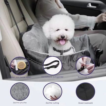 PAWRIDER | Removable Dog Seat with Waterproof Fabric | Comfortable Travel Solution for Pets 2