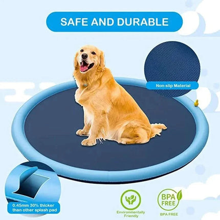 PETHYDRA | Interactive Dog Water Mat with Built-In Sprinkler for Summer Fun 3