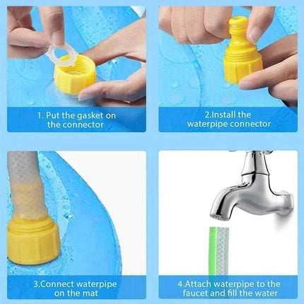 PETHYDRA | Interactive Dog Water Mat with Built-In Sprinkler for Summer Fun 4