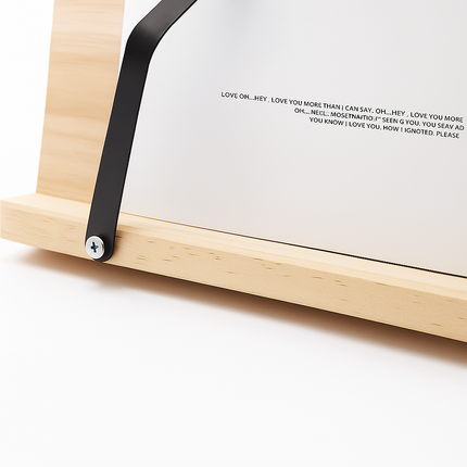 PageLift | Wooden Book Stand with Adjustable Height & Foldable Design | Ergonomic Support for Hands-Free Reading 5
