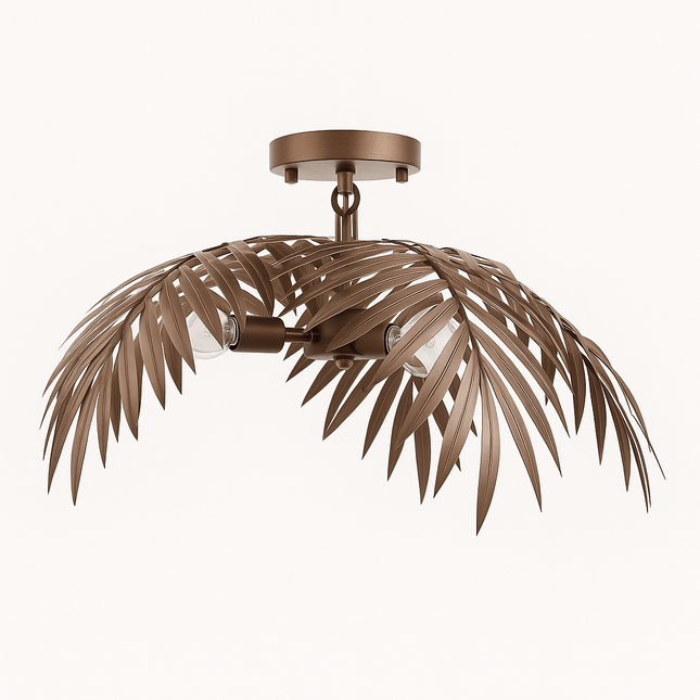 Palmae | Chandelier Light with Tropical Leaf Design | Elegant Fixture for Modern Dining Rooms 1