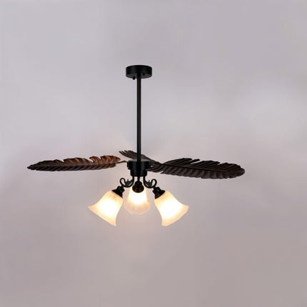 Palmae | Chandelier Light with Tropical Leaf Design | Elegant Fixture for Modern Dining Rooms 5