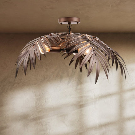 Palmae | Chandelier Light with Tropical Leaf Design | Elegant Fixture for Modern Dining Rooms 8