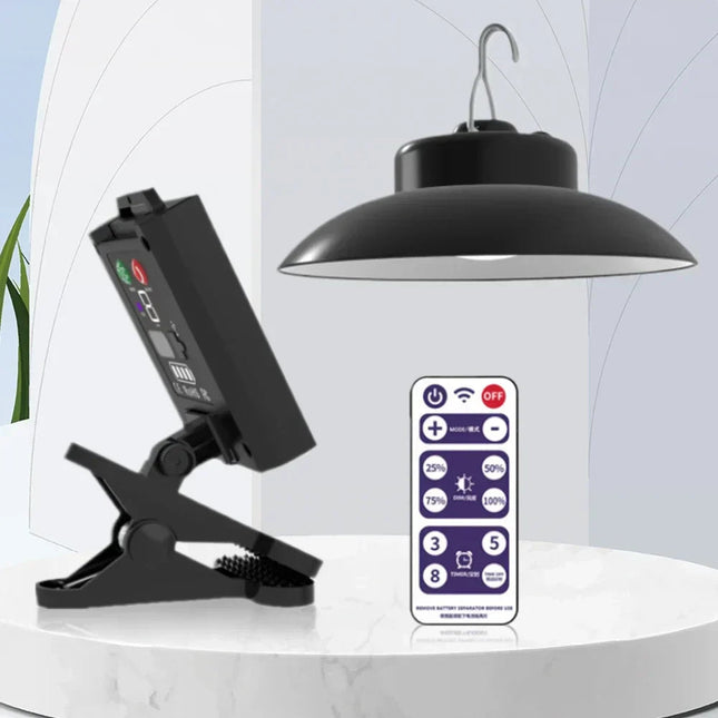 Patio Umbrella with Solar Lights | Remote-Controlled Brightness & Timer | Eco-Friendly Illumination for Outdoor Gatherings 1