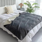 Waterproof Blanket for Dogs and Cats, Reversible Fleece Dog Blanket, Couch Cover for Dogs, Pet Blanket for Bed and Car