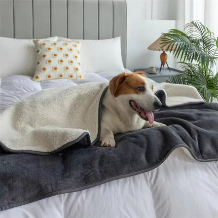 Waterproof Blanket for Dogs and Cats, Reversible Fleece Dog Blanket – image 8