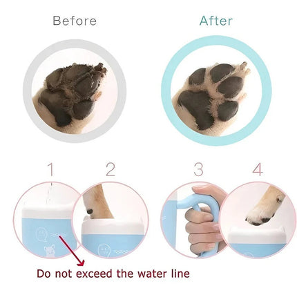 Paw Cleanse | Paw Cleaning Cup with 360° Soft Bristles | Effortless Cleaning for Dogs 4
