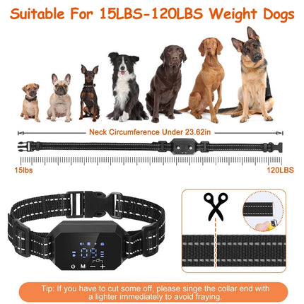 GPS Wireless Dog Fence, Rechargeable Dog Training Collar with Beep Vibration and Shock Modes – image 10