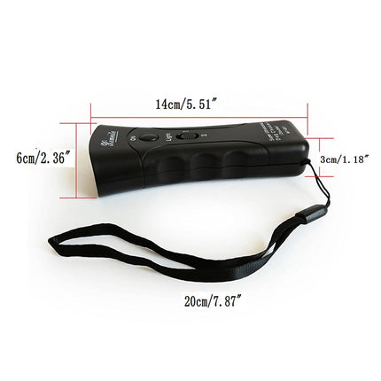Ultrasonic Dog Repeller with LED Flashlight, Handheld Dog Trainer to Stop Dog Barking – image 5