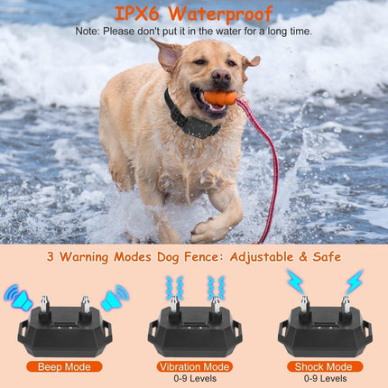 Pawfey | GPS Wireless Dog Fence System with Adjustable Range | Safe Boundary for Outdoor Freedom 3