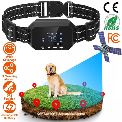Pawfey | GPS Wireless Dog Fence System with Adjustable Range | Safe Boundary for Outdoor Freedom 5