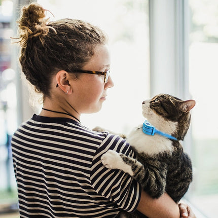 Shock Collar for Cats, Anti Meow Cat Collar with Sound Vibration and Shock Modes