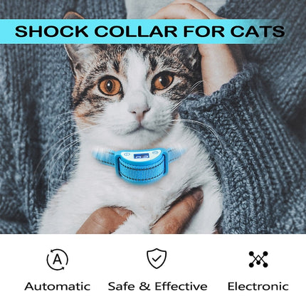 Shock Collar for Cats, Rechargeable Cat Training Collar – image 6