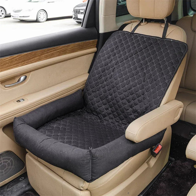 Pawmodo | Waterproof Dog Car Seat Cover with Anti-Soil Protection | Portable Travel Bed for Small & Medium Dogs 0