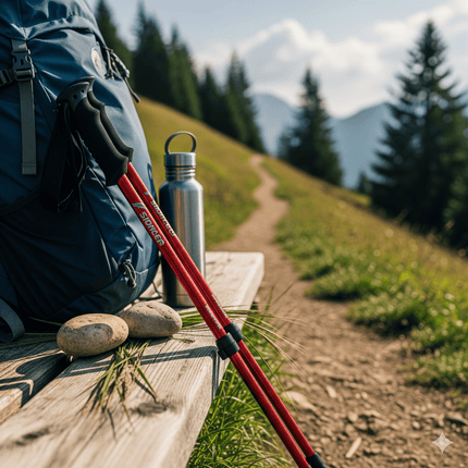 PeakPath | Adjustable Trekking Poles with Ergonomic Handles | Lightweight Design for Stability and Comfort 1