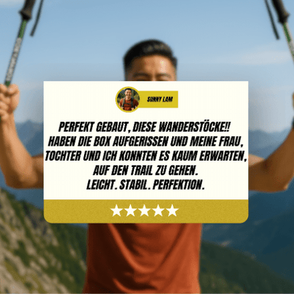 PeakPath | Adjustable Trekking Poles with Ergonomic Handles | Lightweight Design for Stability and Comfort 7