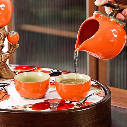 Halloween Tea Set with Ceramic Teapot and 6 Teacups, Tea Gift Set – image 6