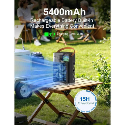 Personal Air Cooler | Compact Design with 1.2L Water Reservoir & Remote Control | Ideal for Work and Sleep Comfort 6