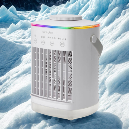 Personal Mini Air Cooler | Compact USB-Powered Cooling with Adjustable Fan Speeds | Ideal for Indoor Comfort 1