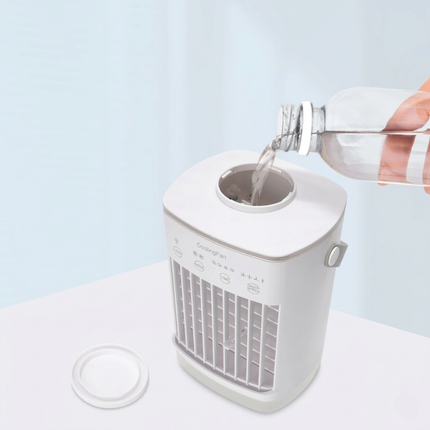 Personal Mini Air Cooler | Compact USB-Powered Cooling with Adjustable Fan Speeds | Ideal for Indoor Comfort 2
