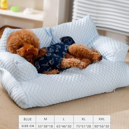 PetChill | Dog Couch with Cooling Fabric & Breathable Design | Comfortable Retreat for Hot Days 4