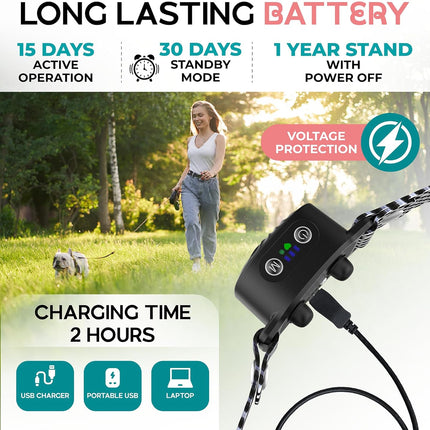 PetSilence | Anti Bark Collar for Small Dogs with Gentle Vibration | Adjustable Fit for Effective Bark Control 3