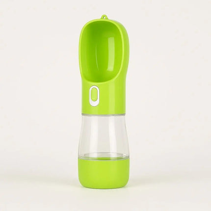 Portable Dog Water Bottle with Food Container, Pet Water Dispenser for Dogs and Cats, Dog Water Dispenser for Travel