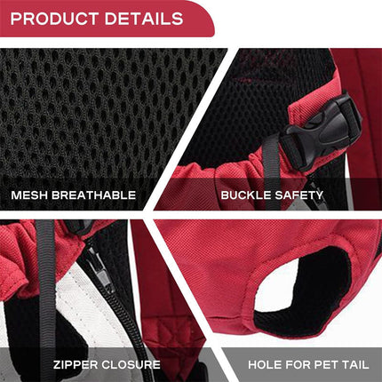 Pet Carrier Backpack | Adjustable Travel Carrier for Dogs & Cats with Ventilation 6