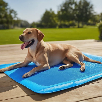 Pet Comfort | Cooling Dog Mat with Pressure-Activated Gel | Lightweight Design for Summer Relief 0