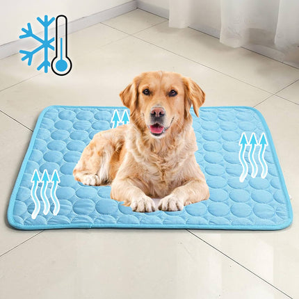 Pet Comfort | Cooling Dog Mat with Pressure-Activated Gel | Lightweight Design for Summer Relief 2