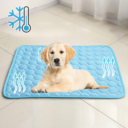 Pet Comfort | Cooling Dog Mat with Pressure-Activated Gel | Lightweight Design for Summer Relief 3