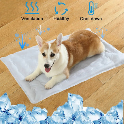 Pet Comfort | Dog Cooling Mat with Self-Cooling Gel Technology | Portable Solution for Summer Relief 4