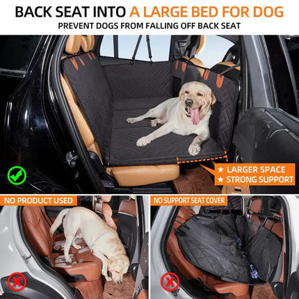 Pet Comfort | Hard Bottom Car Seat Cover for Dogs with Waterproof Protection | Safe Travel Solution for Pets 3