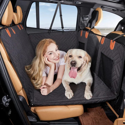 Pet Comfort | Hard Bottom Car Seat Extender for Dogs with Adjustable Straps | Safe Travel Solution for Medium to Large Dogs 0