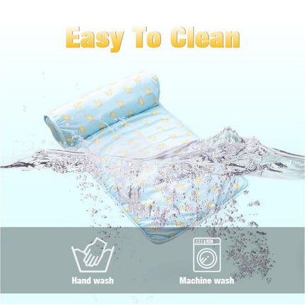 Pet Comfort | Self-Cooling Pet Bed with Plush Pillow | Breathable Design for Summer Relief 5