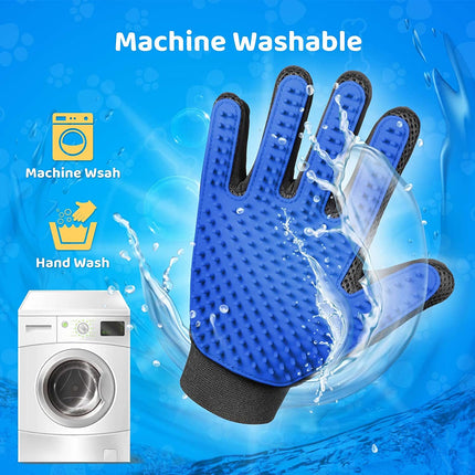 Pet Grooming Glove | Soft Hair Remover with Ergonomic Design | Effortless Grooming for Dogs and Cats 4
