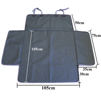 Pet Protector | Rear Vehicle Seat Cover for Dogs with Waterproof Design | Easy to Clean for Travel Comfort 6