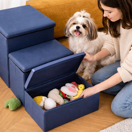 Pet Steps Collection | Foldable Dog Stairs for Bed with Eco-Friendly Design | Easy Access for Pets 6