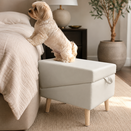 Pet Steps | 2-in-1 Dog Ramp & Stairs with Non-Slip Surface | Foldable Design for Easy Access to Bed and Car 4